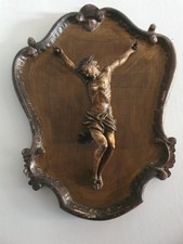 crocifisso cartagloria Cristo antico XVII legno mecca 