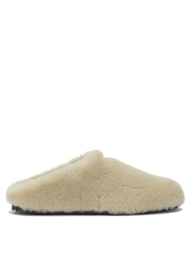 Prada sheepskin sabots - sheepskin,