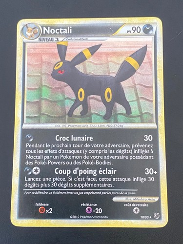 Carte pokemon noctali fr - noctali, 10/90