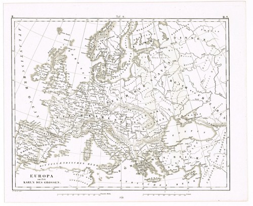 Antica stampa vintage 1851 - antica,