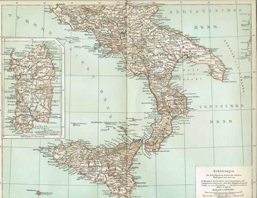 Cartolina italia sud - cartolina, /