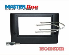 MASCHERINA RADIO DUE DIN PER STILO CORNICE RADIO EURO + CONNETTORE ISO E ANTENNA