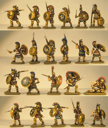 Greek hoplites painted greci - hoplites,