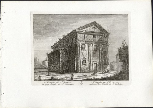Tempio bacco roma di - bacco,, ,