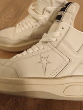 Converse modello basket,bianco panna materiale in pelle,misura 30,5 centimetri