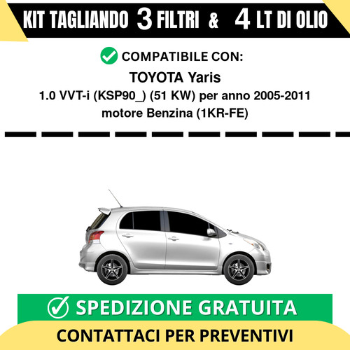 Tagliando per toyota - tagliando, yaris
