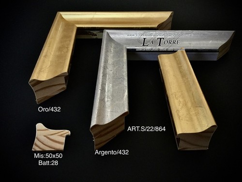 Cornice classica misura - su,