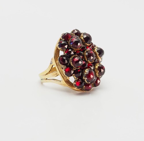 Antico grande 9kt oro giallo - antico,