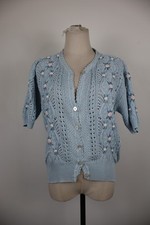 MARELLA TRICOT MAGLIA MANICHE CORTE DONNA TG. 46 WOMAN CASUAL VINTAGE T-SHIRT