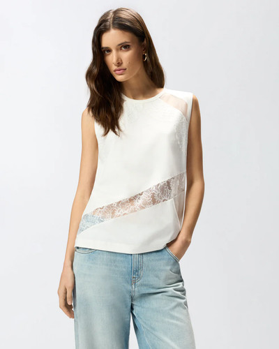Pinko top smanicato - -, con