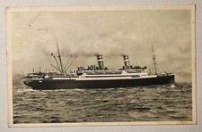 CARTOLINA STORICA NAVALE - TRANSATLANTICO "CONTE VERDE" LLOYD SABAUDO - VIAGG