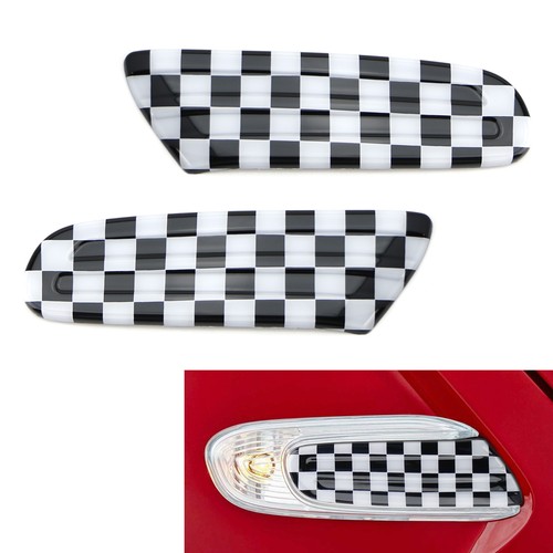 Black checkerboard style side - black,