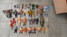 LOTTO ACTION FIGURES WWF HASBRO MASTERS ECC..(prezzo Incredibile)