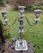 Candelabro placcato argento