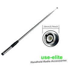Antenna telescopica radio CB 130 CM/51 pollici 27 MHz connettore maschio BNC radio