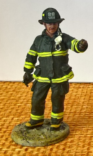 Miniatura metallo fireman - miniatura,