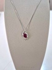 COLLANA RUBINO E DIAMANTI Pg