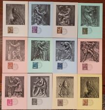 VATICANO 1966 - 12 CARTOLINE MAXIMUM PONTIFICATO PAOLO VI