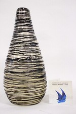 Vaso Murano Enrico Cammozzo  Vetro di Murano Originale firmato 42 cm