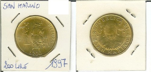 San marino 200 lire 1997 - marino:,
