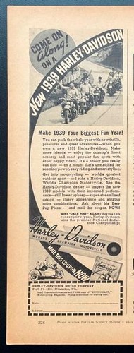 Pubblicità moto harley - pubblicità,