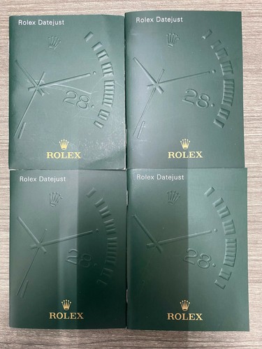 Rolex datejust booklet - rolex,