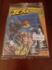 TEX COPERTINE DA COLLEZIONE N.10 - TARGA IN METALLO - BLISTERATO CON ALBETTO