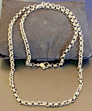 Collana catena acciaio inox - catena, in