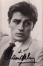 Alain Delon autografo