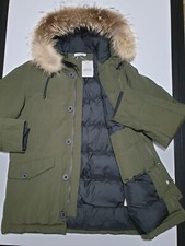 PARKA ESKIMO JACKET HAPPYD MILITARE IMPERMEABILE GIACCONE UOMO DONNA
