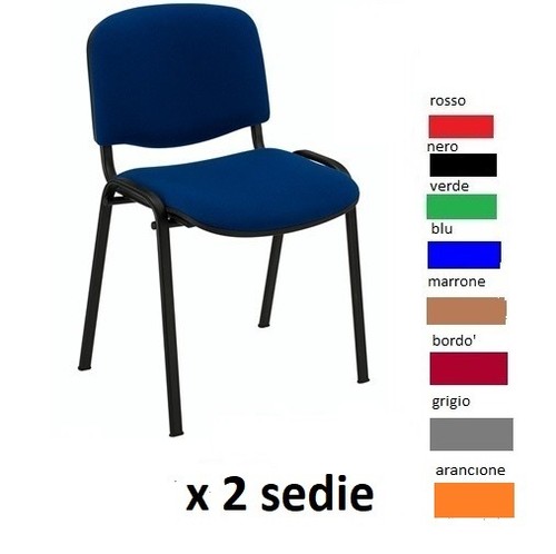 Sedia ufficio blu - sedia, da