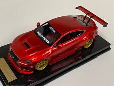 Cerchi 1/18 Toyota Lexus RC Pandem Liberty Walk Rosso Oro N BBR MR Base Carbonio