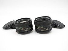 2 obiettivi Canon FD 1,8/50 mm + 2,8/28 mm