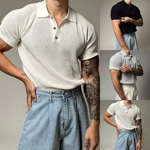 Camicia uomo maglia texture
