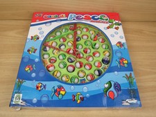 vecchio GIOCO DA TAVOLO GARA DI PESCA MUSICALE rotante per bambini pescare di