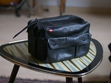 Borsa in pelle combinata