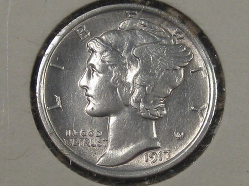 1917 dime argento mercury - 1917, d'argento