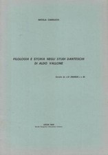Filologia e storia negli studi danteschi di Aldo Vallone. . Nicola Carducci. 196