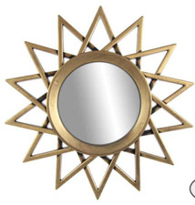 Specchio stella oro - stella, anticato