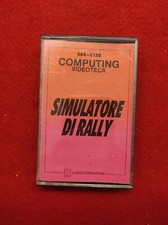 CASSETTA COMMODORE 64 C64 128 C128 COMPUTING VIDEOTECA SIMULATORE DI RALLY