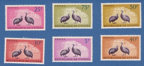 Guinea 1961 uccelli - , birds
