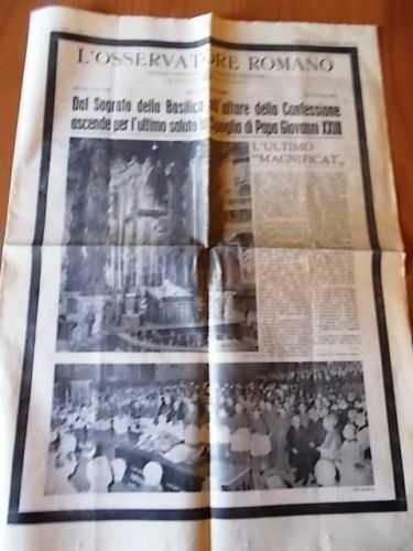 Raro giornale osservatore - giornale, l'osservatore