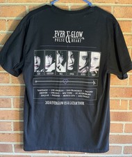 T-shirt EVERGLOW Pulse & Heart US & LATAM TOUR 2024 K POP LARGE HTF