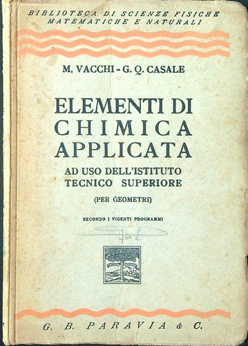 Elementi chimica applicata - elementi,