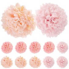  12 teste di ortensie in seta teste di fiori artificiali decorazioni per la casa