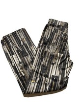 Angelo Marani Vintage Jeans donna Zips Print Cavalli style tg. 44