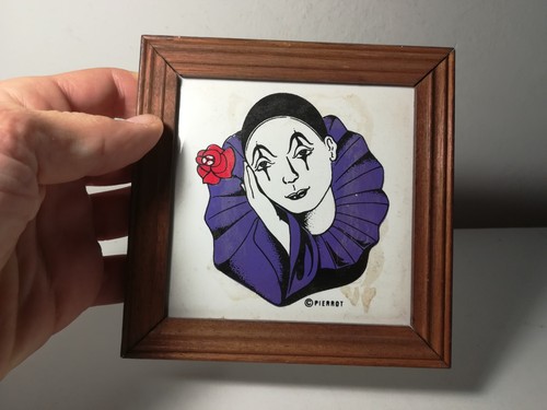 Mini quadretto clown pierrot - quadretto,