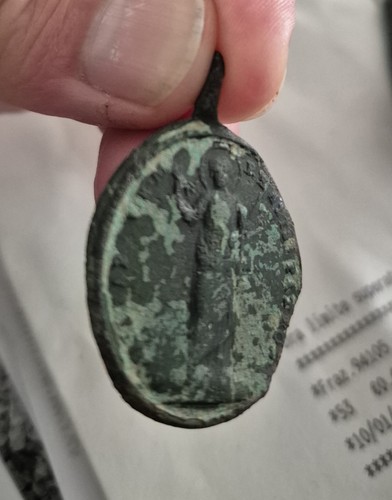 Antica medaglia devozionale - medaglia,