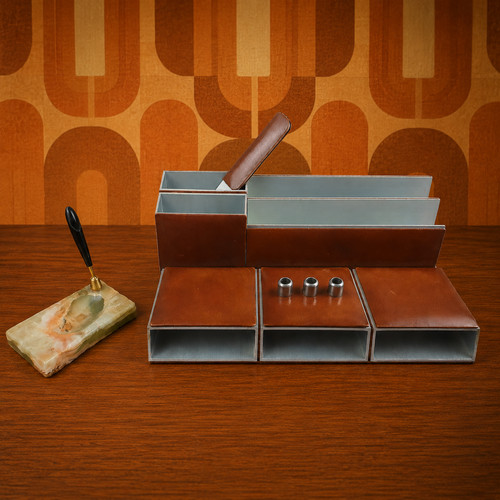 Set scrivania vintage anni - scrivania,