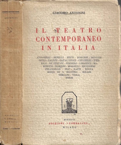 Teatro contemporaneo in - il,